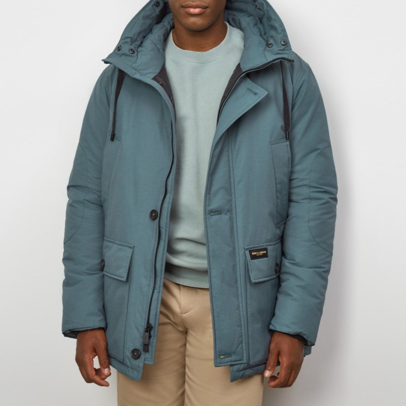 Thumbnail of Alaska Faux Fur Parka - Teal Blue image