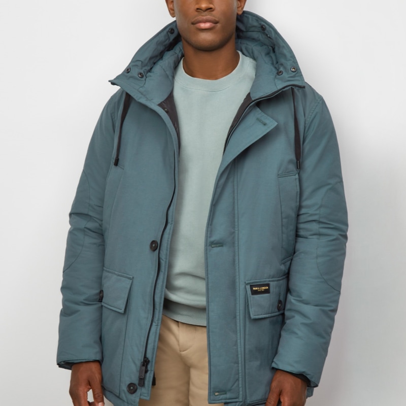 Thumbnail of Alaska Faux Fur Parka - Teal Blue image