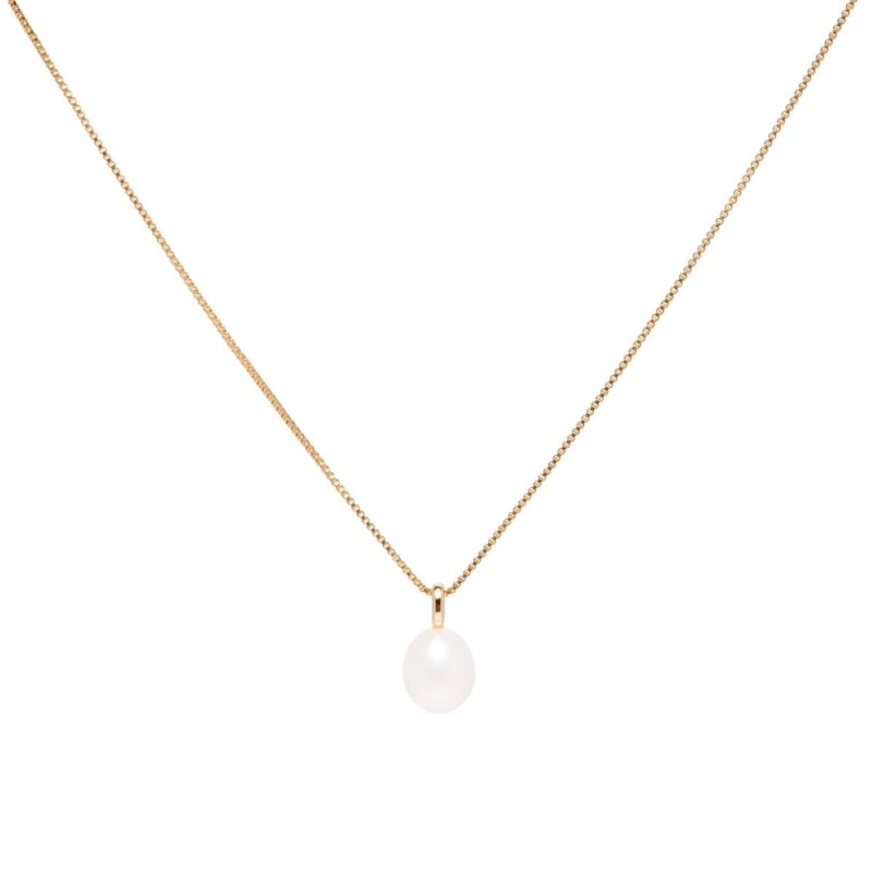 Thumbnail of Alexandra Classic Baroque Pearl Gold Necklace image