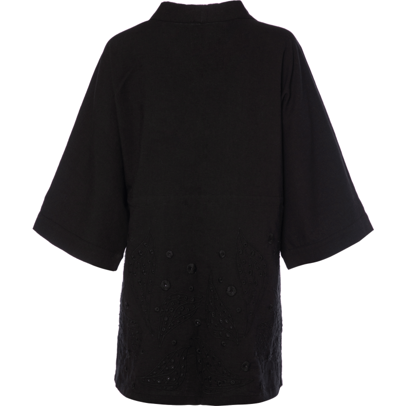 Thumbnail of Alexandria Black Short Kimono image