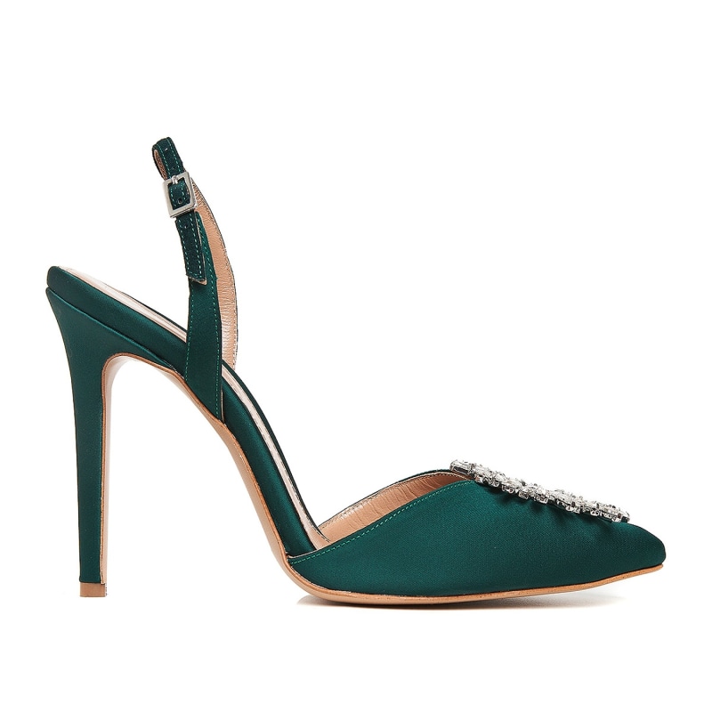 Emerald green suede shoes 2025