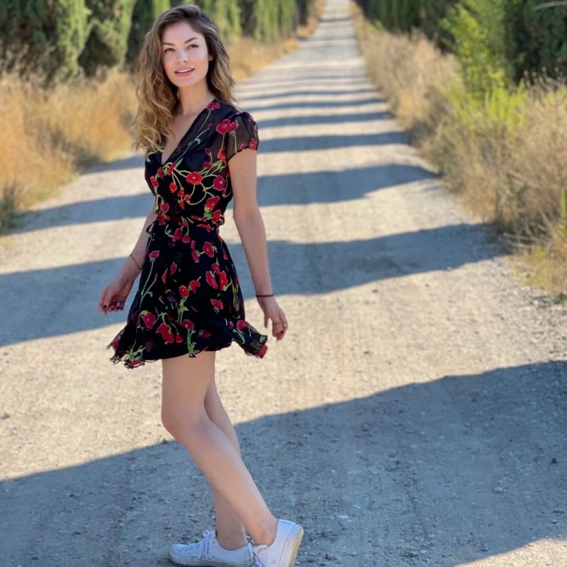 Poppy wrap dress online