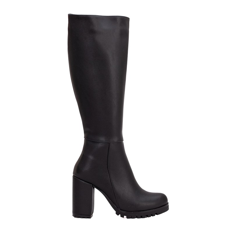 Wide calf platform boots hot sale