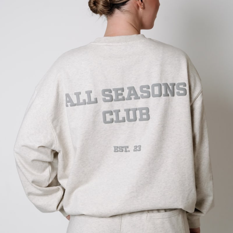 Thumbnail of All Seasons Club Marl Grey Sweatshirt image