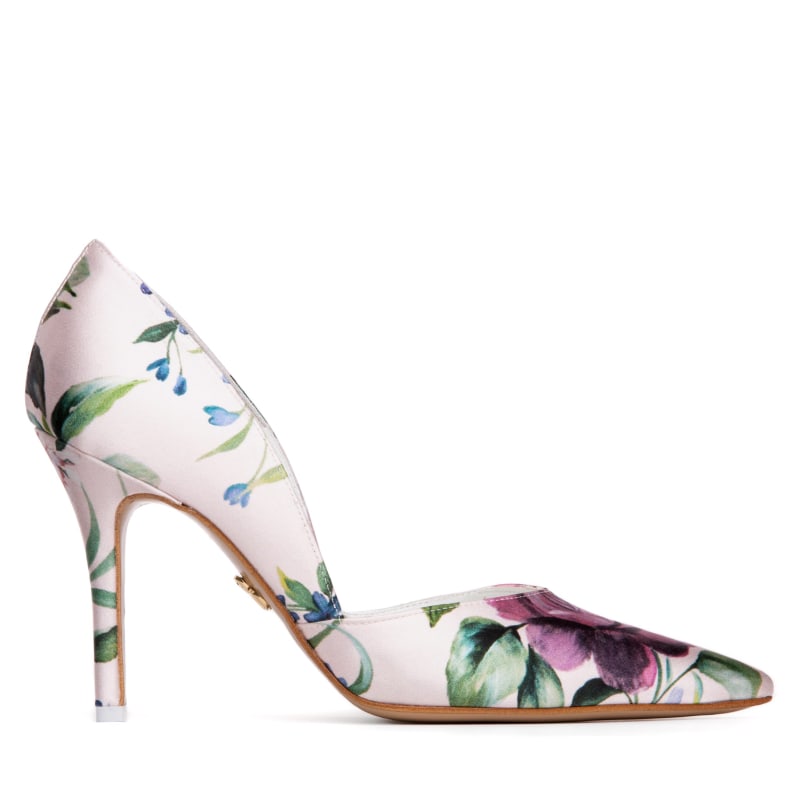 Allegra White Floral Mother's Day Comfortable Heel Evening Wedding ...