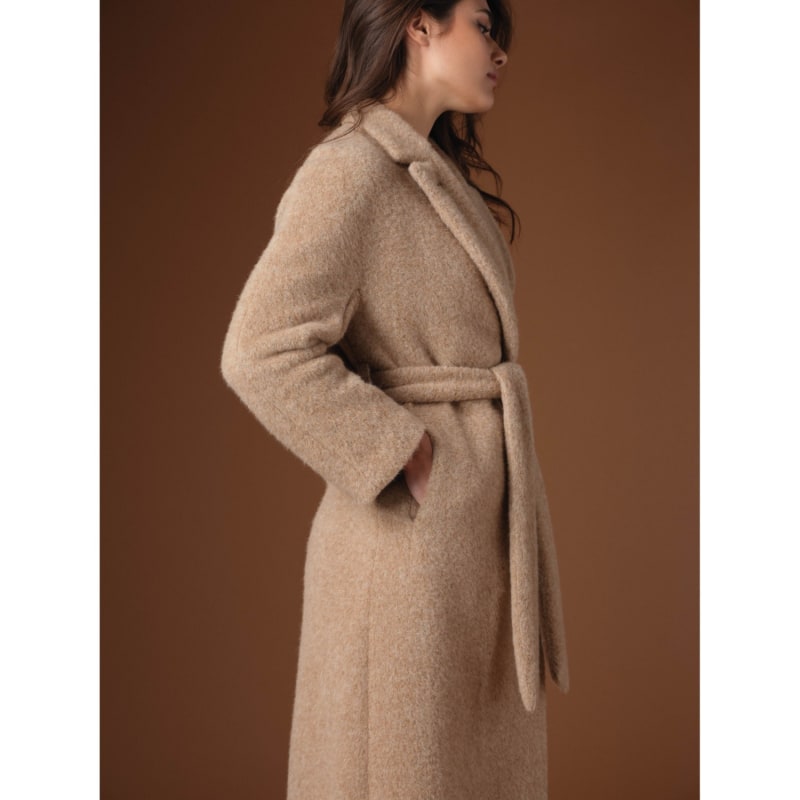 Thumbnail of Alpaca Belted Coat image