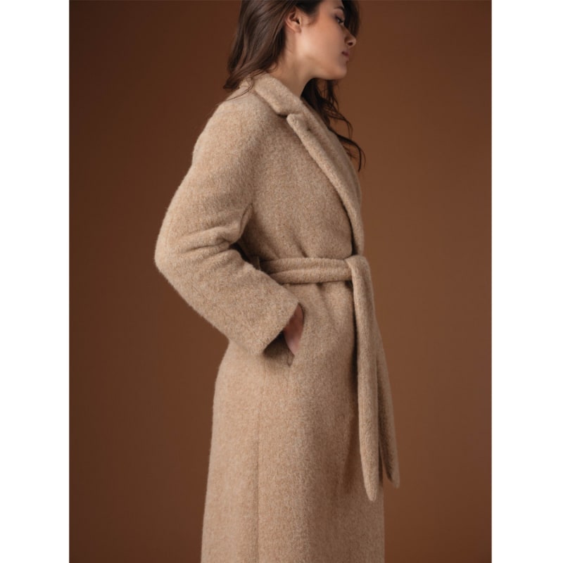 Thumbnail of Alpaca Belted Coat image