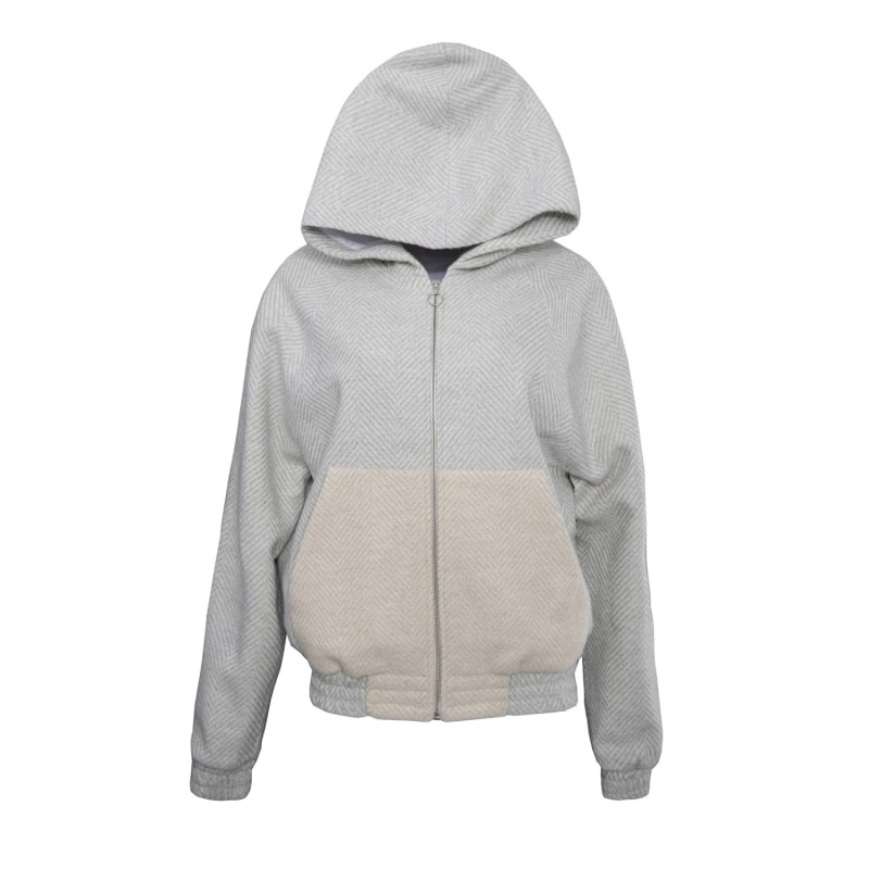 Alpaca Wool Bomber Jacket by Vestiaire d un Oiseau Libre