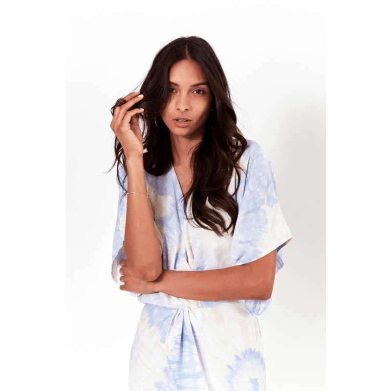 Thumbnail of Joey Maxi Dress - Ice Blue Tie Dye image