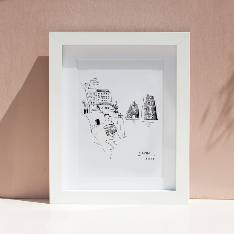 Capri Name | Art Print