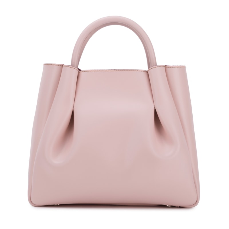 Amalfi Midi Leather Tote Bag - Blush Pink, Alexandra de Curtis