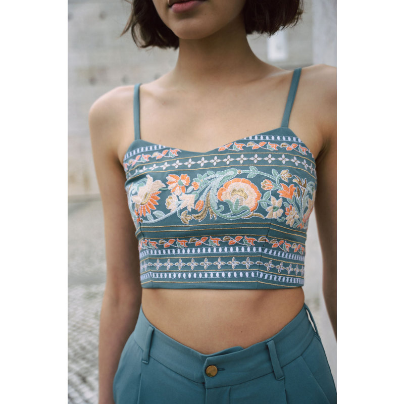 Thumbnail of Amara Embroidered Bralette image