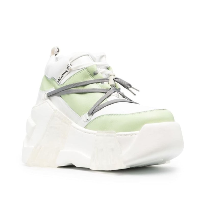 Thumbnail of Amazon Platform Sneakers - Mint & White image