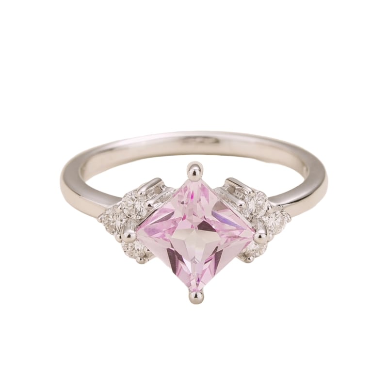 Thumbnail of Amore Ring In Pink Sapphire & Diamond image