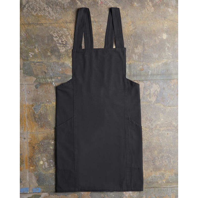 Thumbnail of The 9003 Japanese Style Apron - Faded Black image