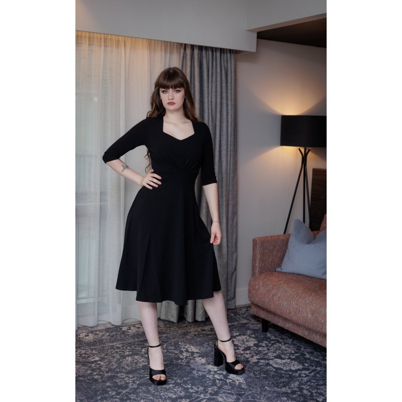 Thumbnail of Amy Midi Dress In Black image