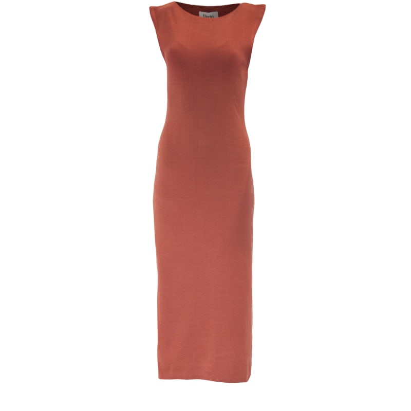 Thumbnail of Ana Dress In Copper Brown image