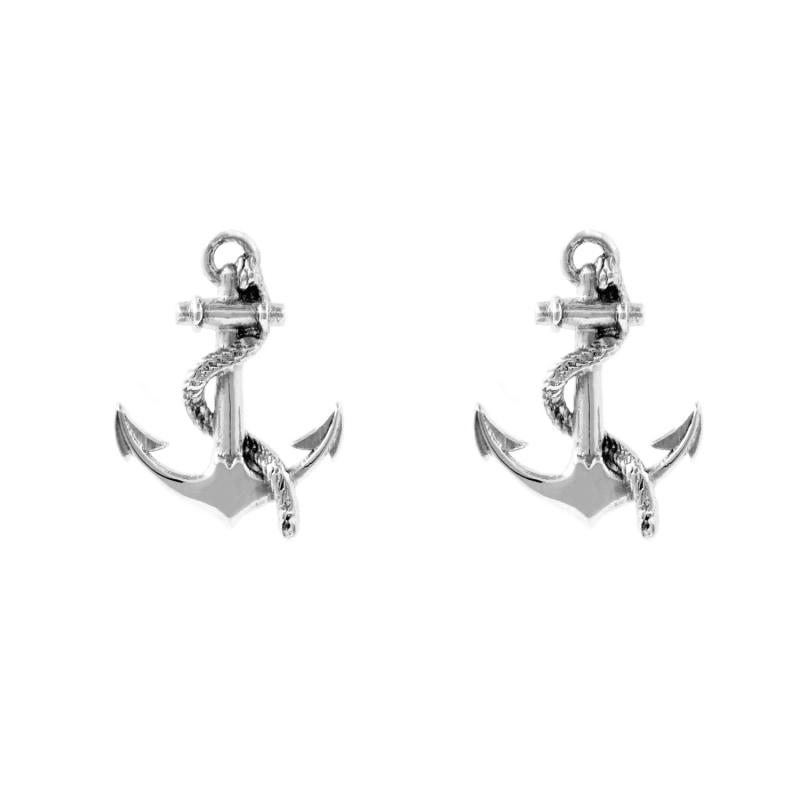 Thumbnail of Anchor Earrings - Silver image