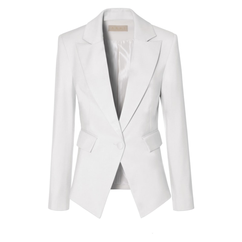 Ladies white blazer sale jacket