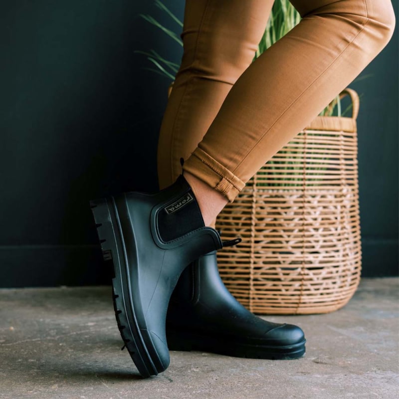 Ankle Matte Black Women's Rain Boots | Boots | Wolf & Badger