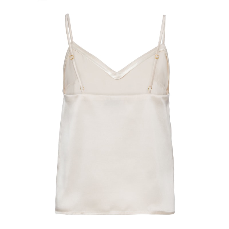 Thumbnail of Anna Silk Top - Cream White image