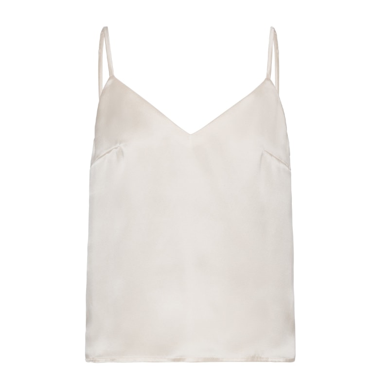 Thumbnail of Anna Silk Top - Cream White image