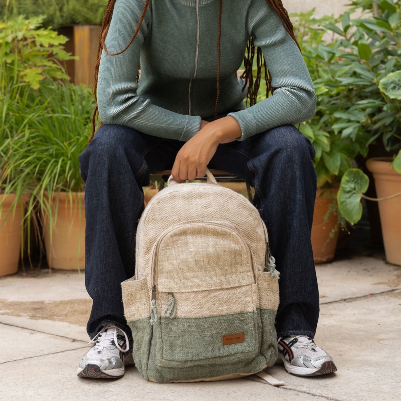 Thumbnail of Annapurna Natural And Olive Backpack image