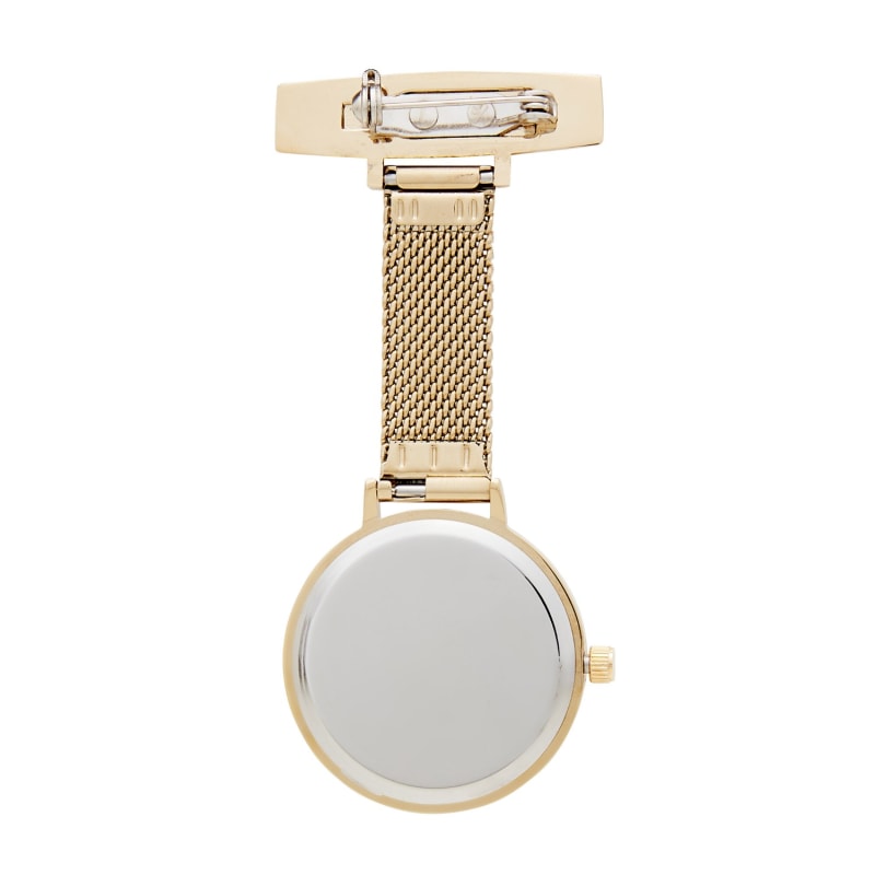 Thumbnail of Annie Apple Meraki Sunset Gold Mesh Nurse Fob Watch image