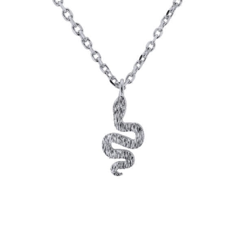 Snake necklace sale sterling silver