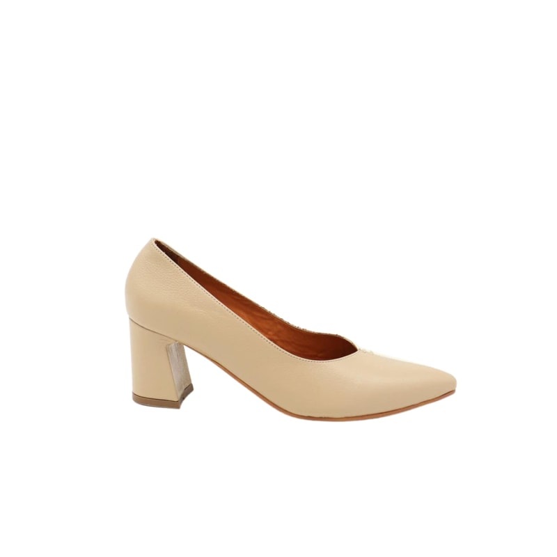 Tan slip on heels deals