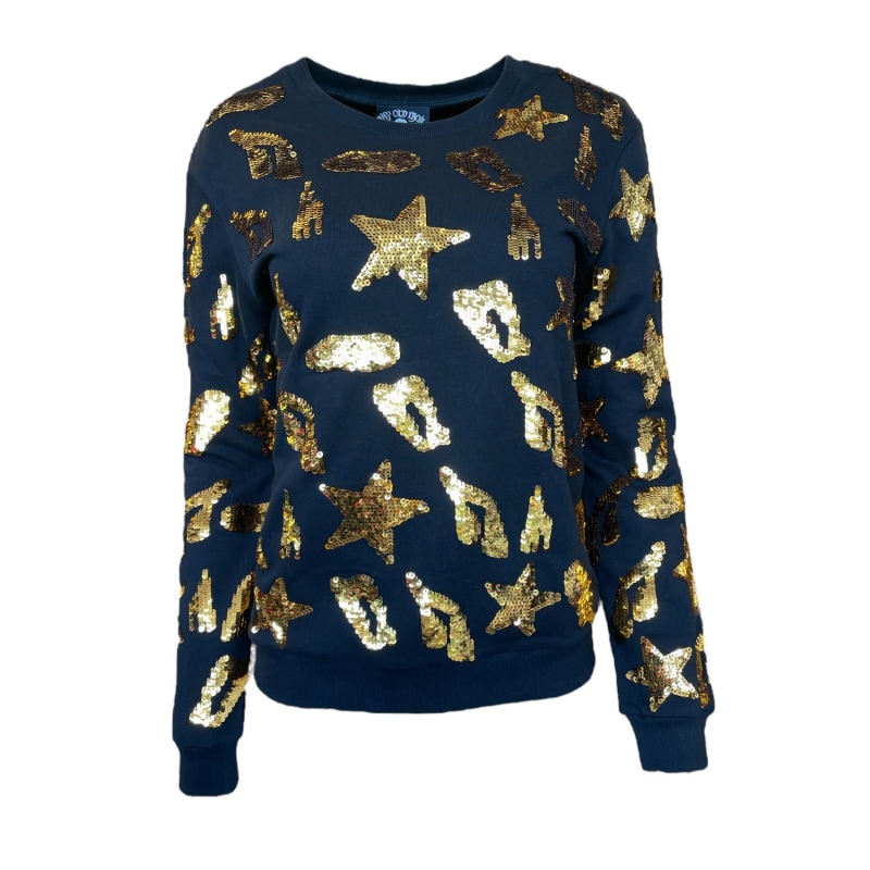 Thumbnail of Any Old Iron Leopard Star Spot Sweatshirt image