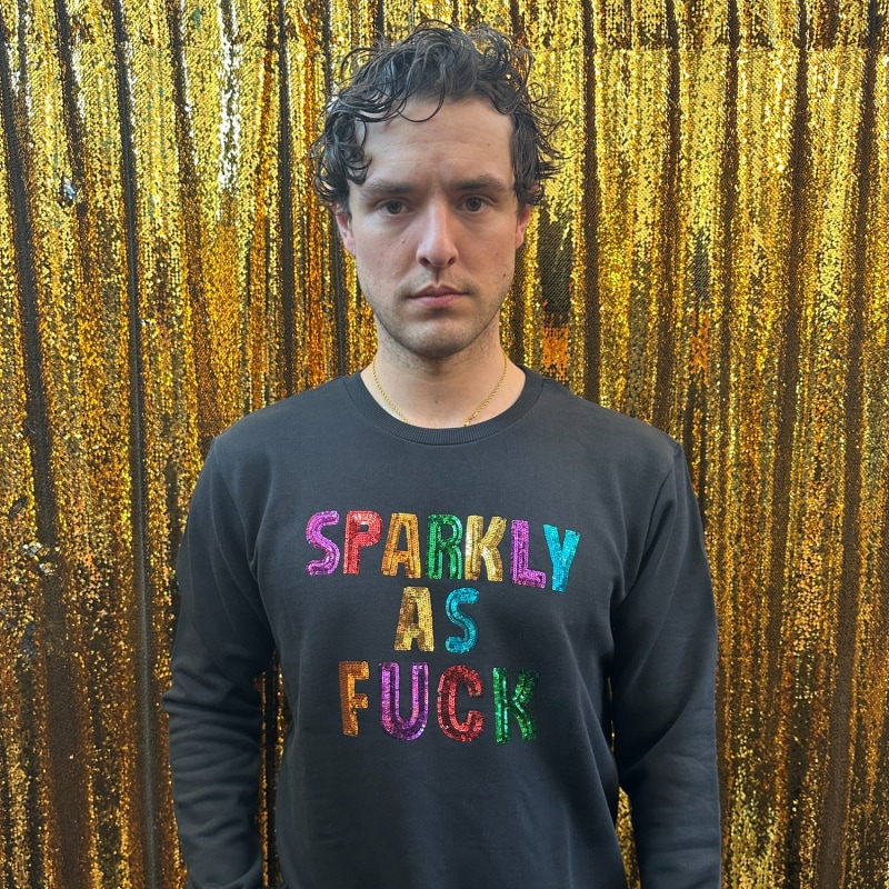 Thumbnail of Any Old Iron Men's Sparkly As Fuck Sweatshirt image