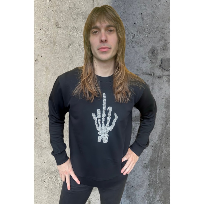 Thumbnail of Any Old Iron Mens Skull Finger Sweatshirts image