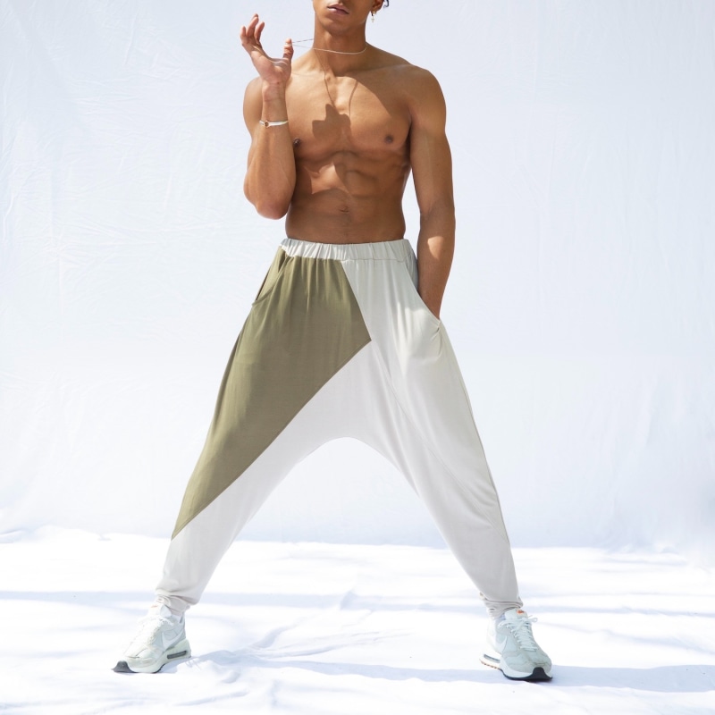 Terry Drop Crotch Pant