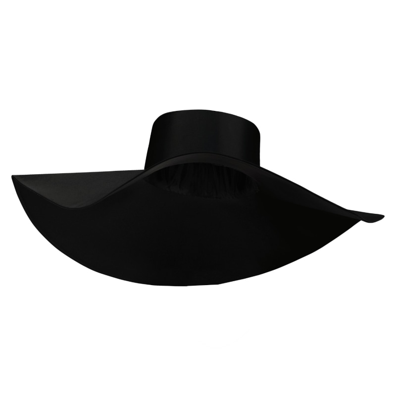 Savanna Wide-Brimmed Hat - Black, SAVANNA