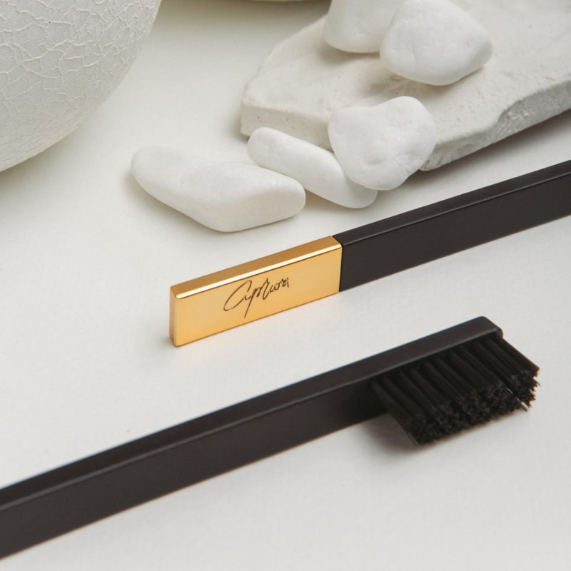 Thumbnail of Apriori Black Gold Soft Toothbrush image