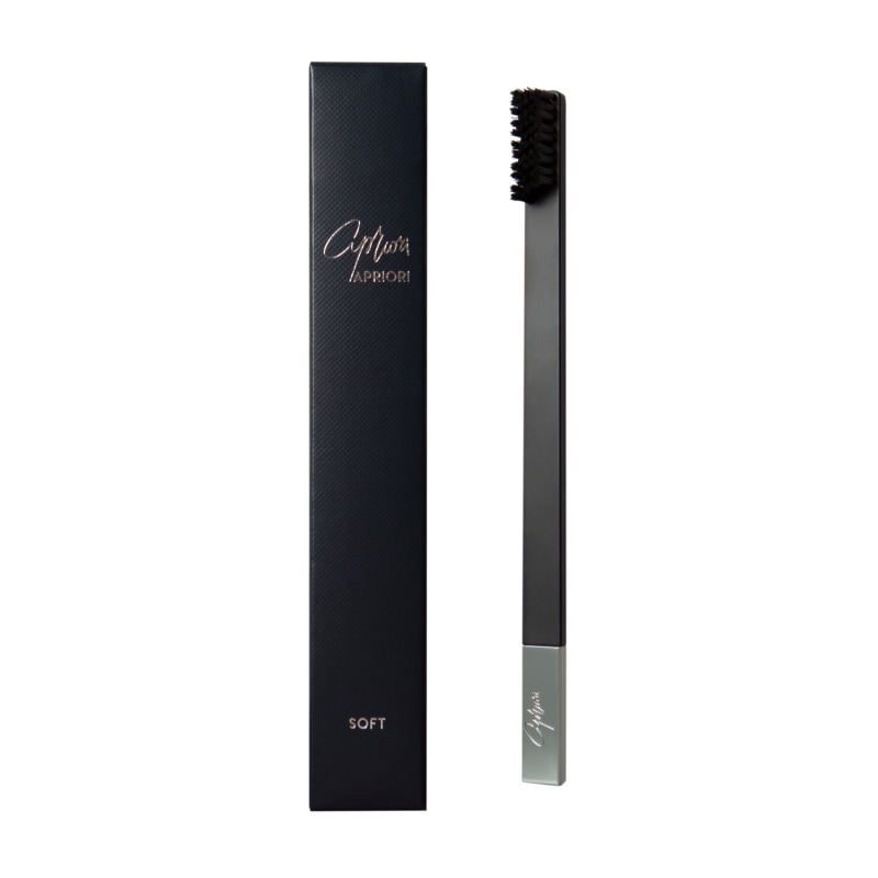 Thumbnail of Apriori Black Silver Soft Toothbrush image