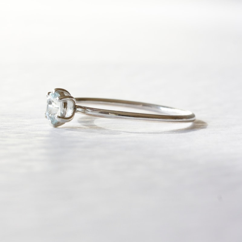 Thumbnail of Aquamarine Ring - Silver image