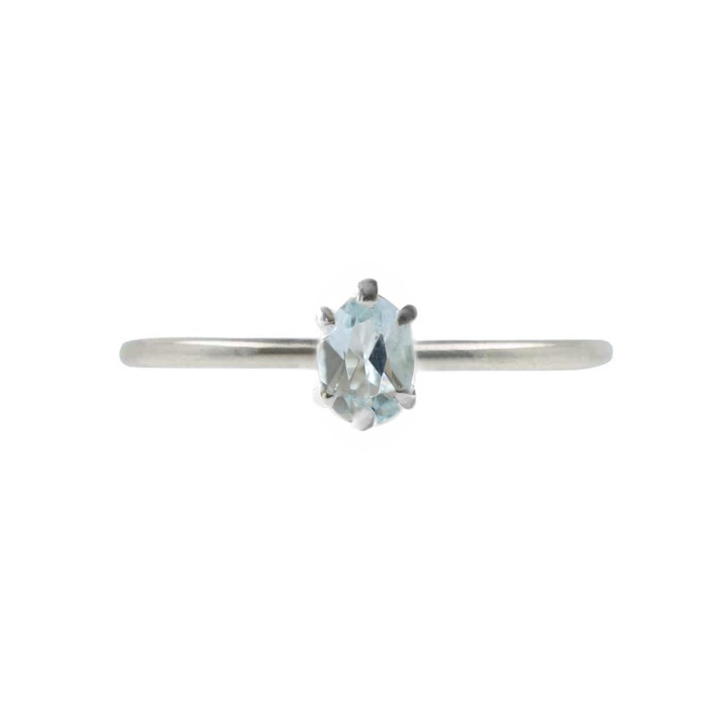 Thumbnail of Aquamarine Ring - Silver image