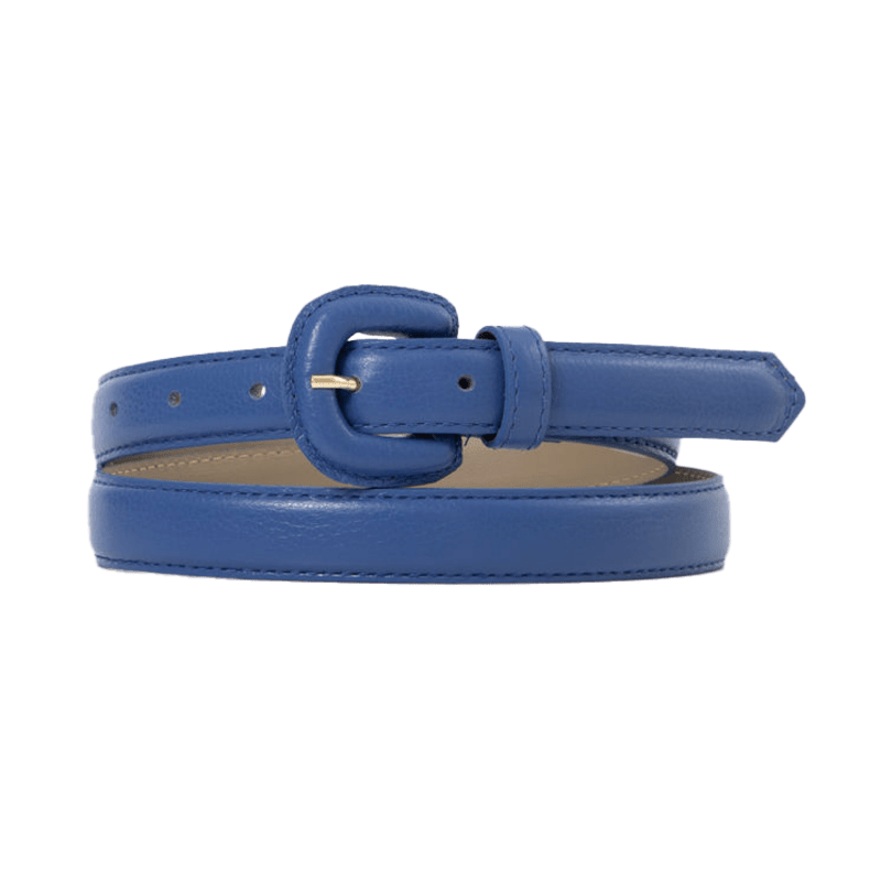 Thumbnail of Arch Narrow Leather Belt - Blue image