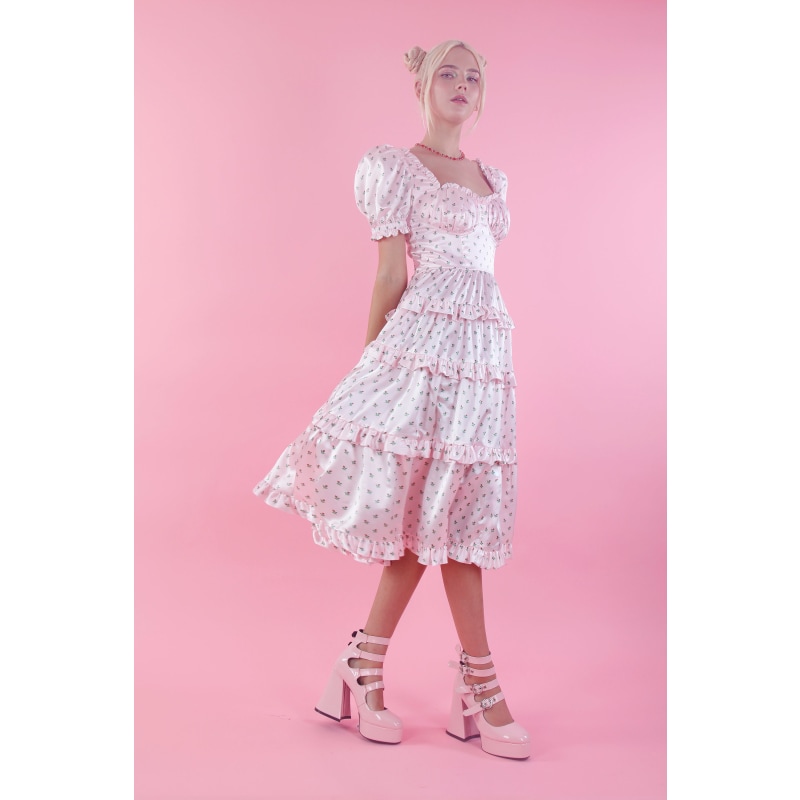 Thumbnail of Pink Micro Rose Lola Dress image