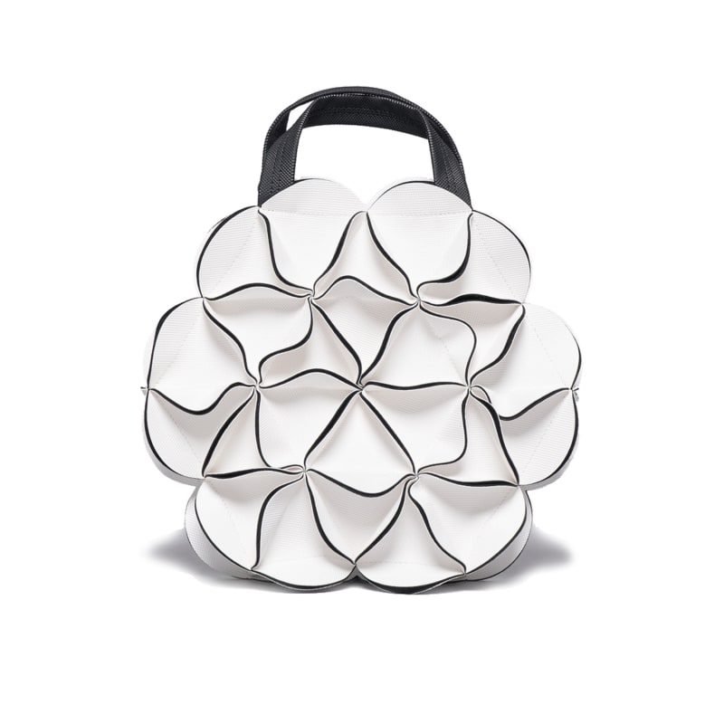 Thumbnail of Blossom Shoulder Bag - Circle - White image