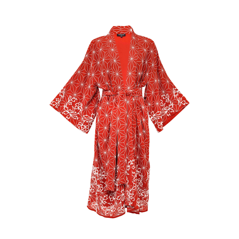Lined kimono robe hotsell