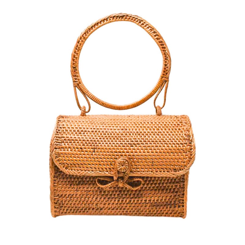 Thumbnail of Flora Rattan Bag image