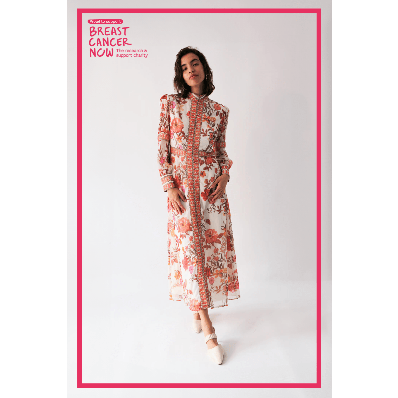 Chiffon maxi shirt shop
