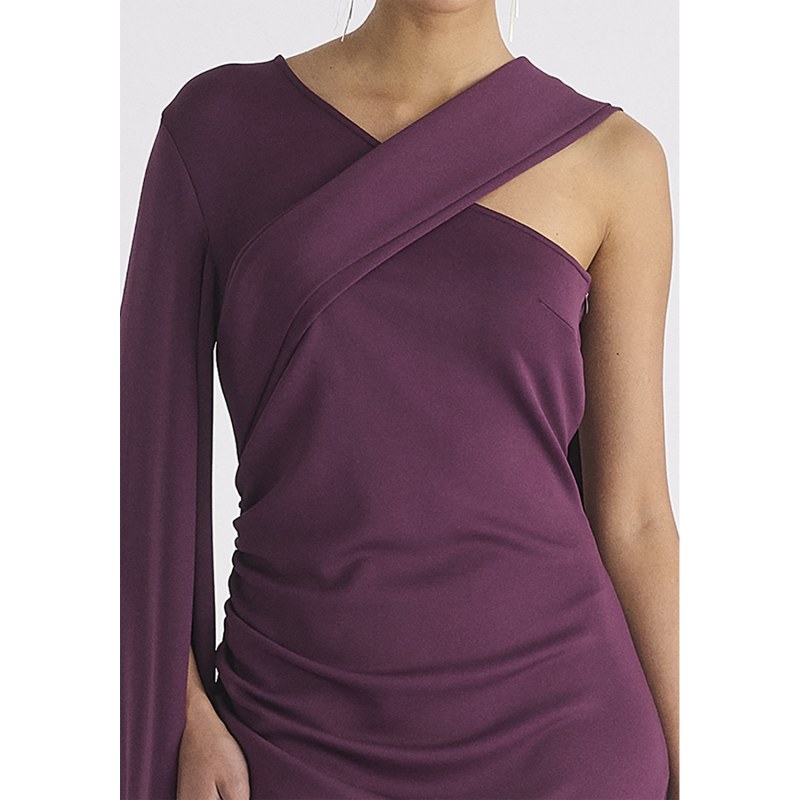 Midnight Siren Draped Elegance