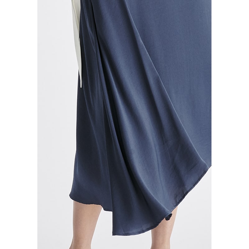 Thumbnail of Asymmetric Hem Skirt In Navy image