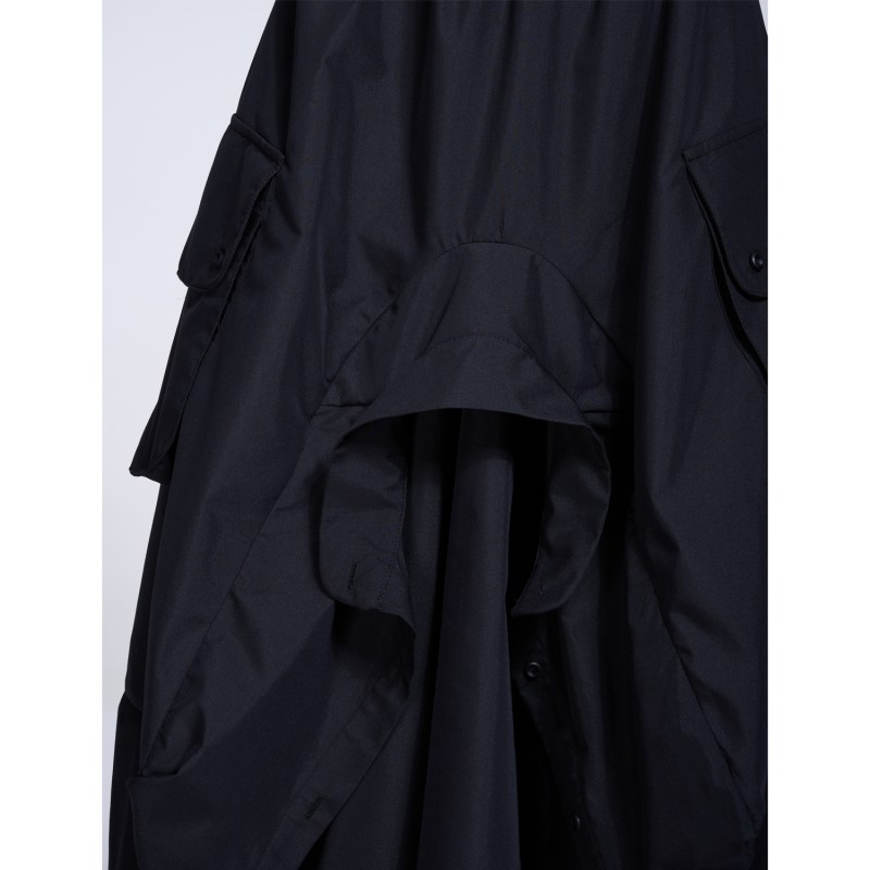 Thumbnail of Asymmetrical Black Maxi Skirt image