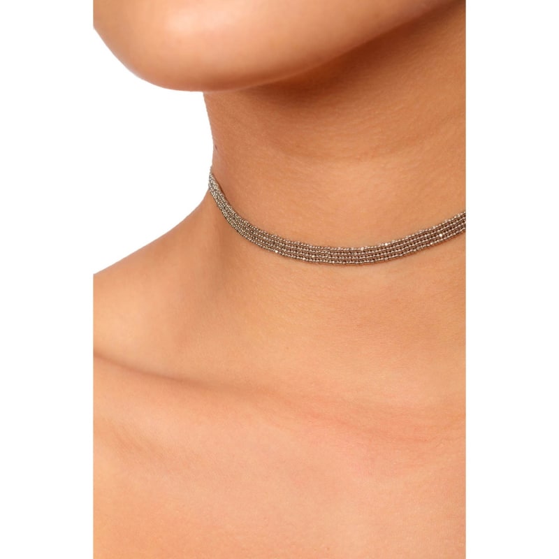 Thumbnail of Mini Linear Choker - Platinum image