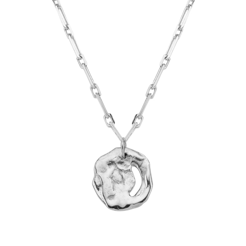 Thumbnail of Atlantis Silver Medallion Necklace image